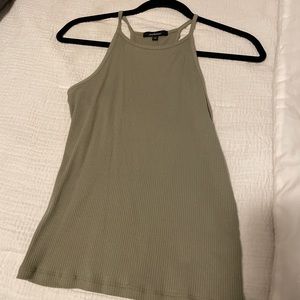 Green tank top